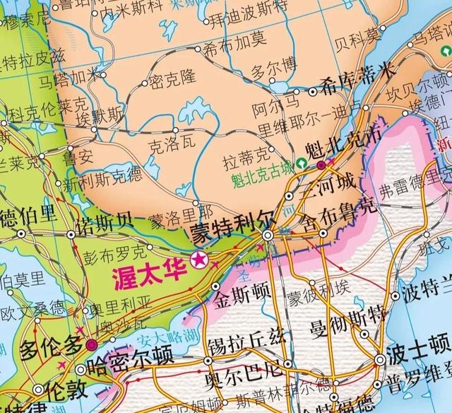 加拿大面积第二，却没几个大城市，都集中在边界线附近挨着美国-2.jpg