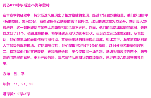 12月13日 周五足球19场解读：特尔斯达vs海尔蒙特 恩波利vs都灵-11.jpg