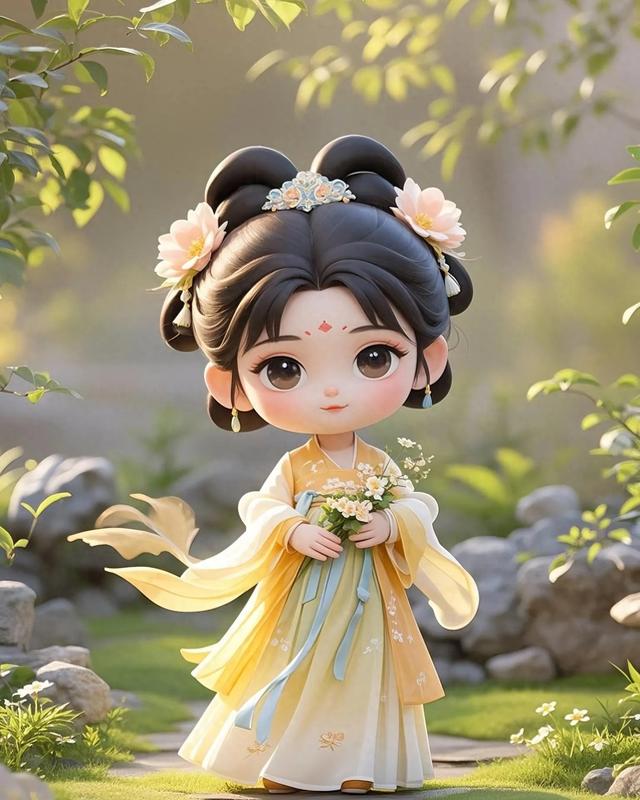 头条：天真烂漫，为这古风画卷增添了一抹活泼的色彩-1.jpg